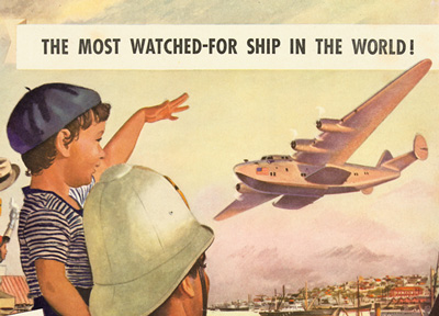 Pan Am "Most watched-for ship in the world" Advertisement, 1939