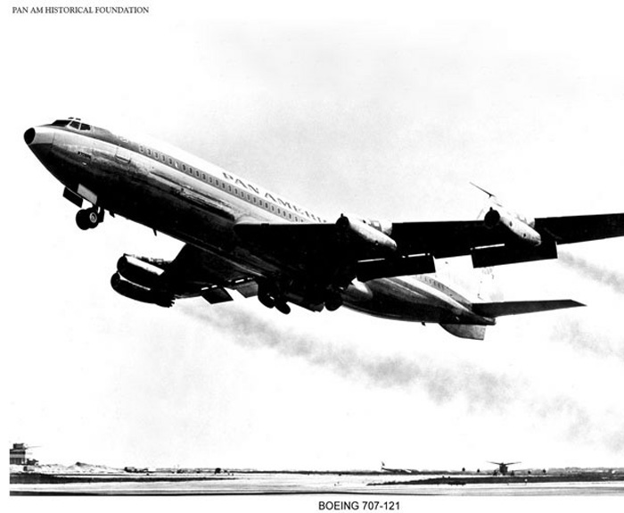 Pan Am Boeing 707, Jet Age, 1960s